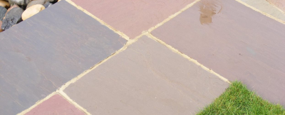 Earthy Tone Coloured (Browns, Reds, Greys, Neutral) Paving Slabs 