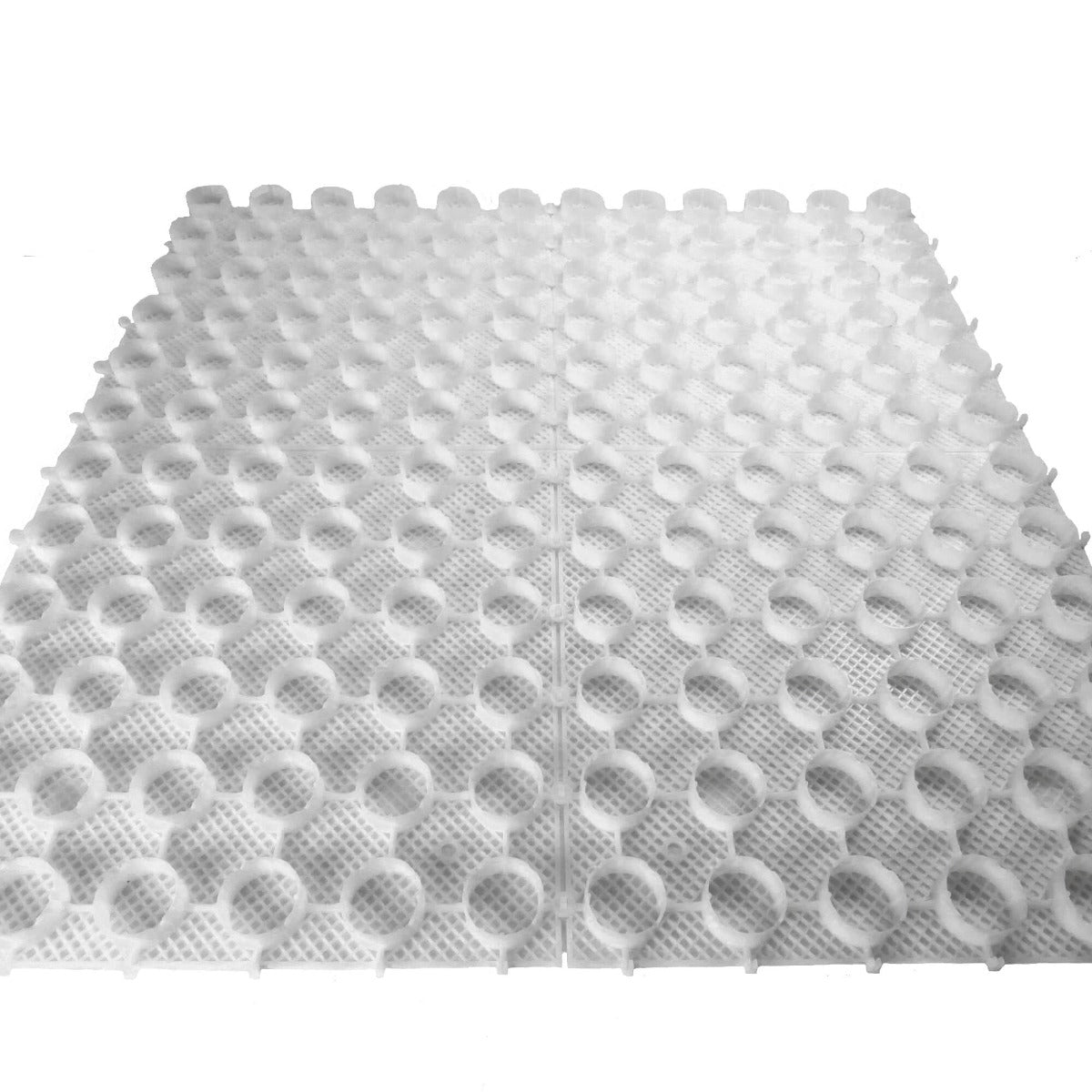 Growtivation GravelRings - 500x500x25mm - White - (4 Tiles per pack = 1M²)