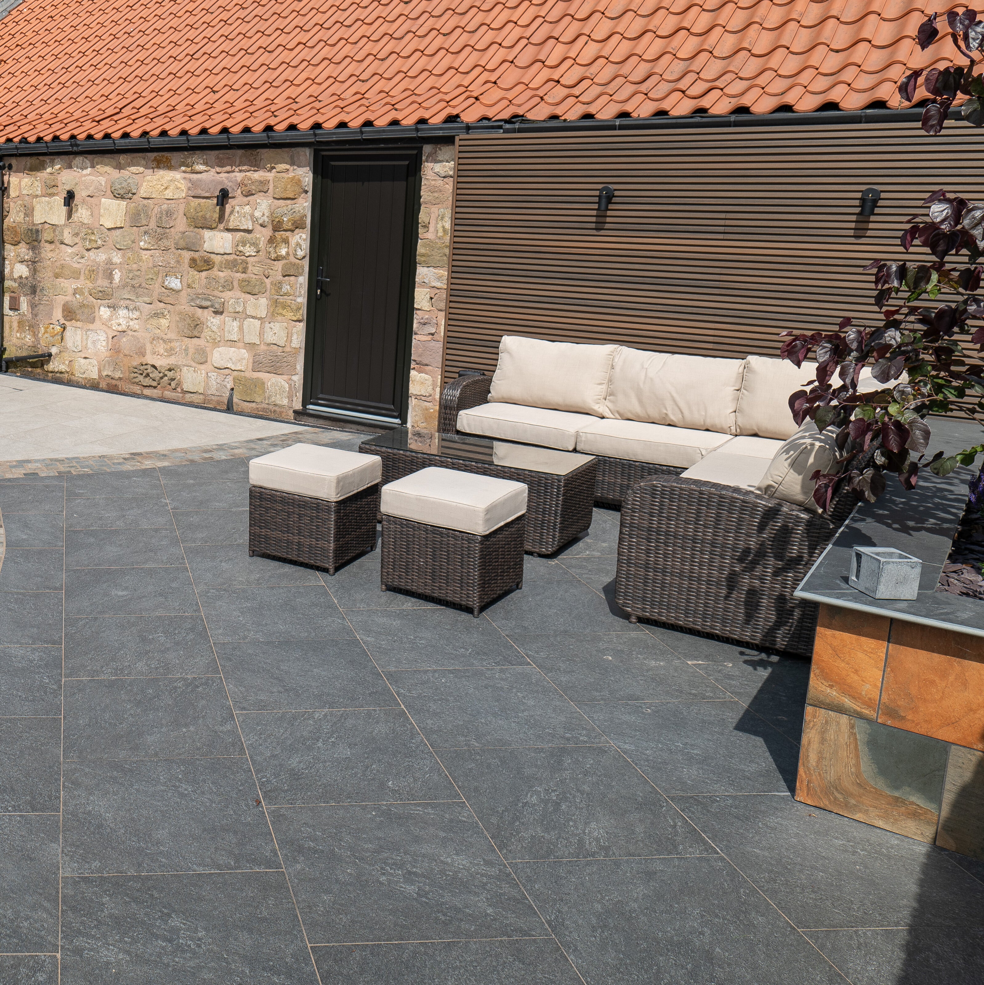 Talasey Vitripiazza Cava Quartz Lustre Outdoor Porcelain Paving 1200 x 600 x 20mm - 21.60m2 Pack - *CLEARANCE*