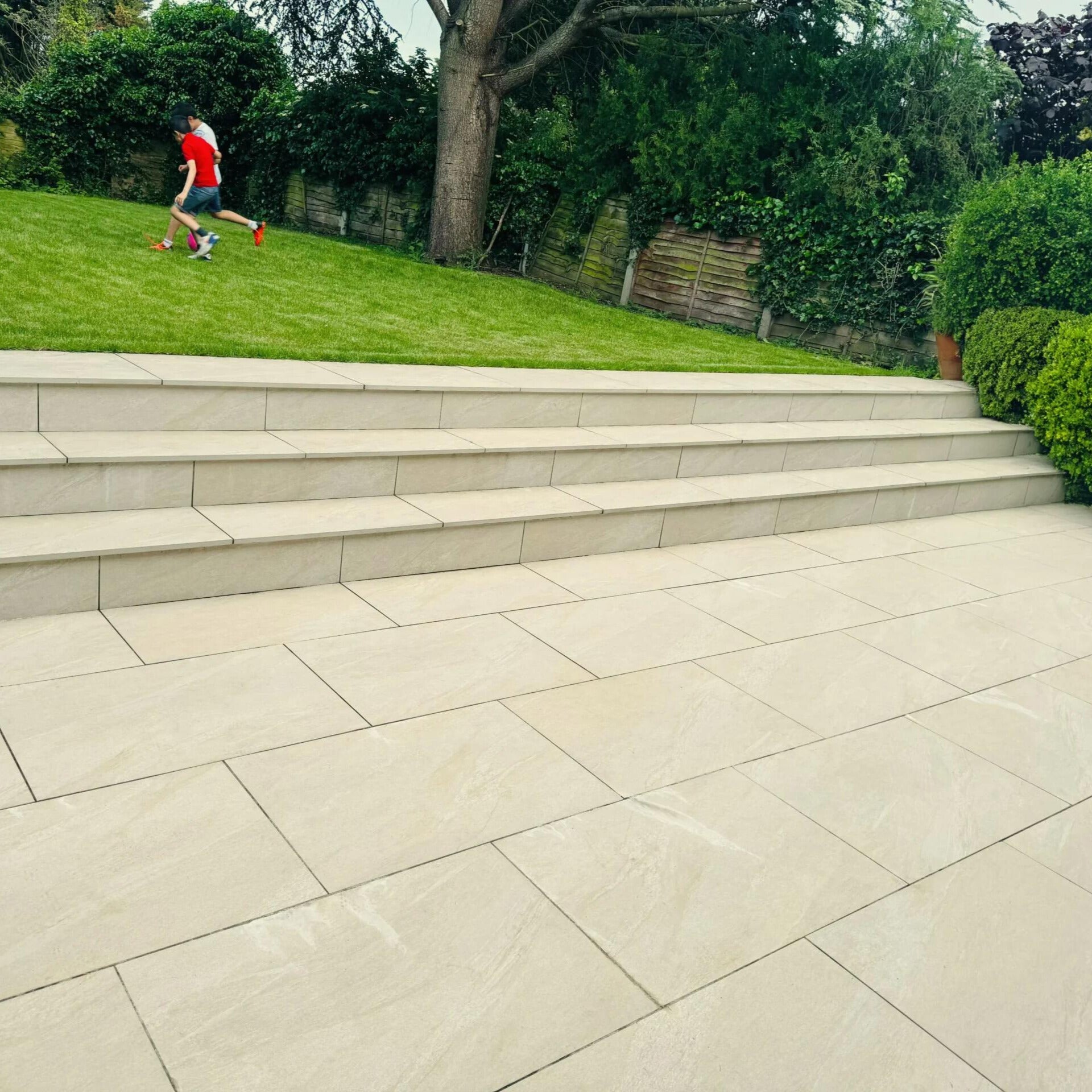 Strata Stones Sansar Volcanic Beige Porcelain Paving 900x600x20mm - 21.6m2 Pack