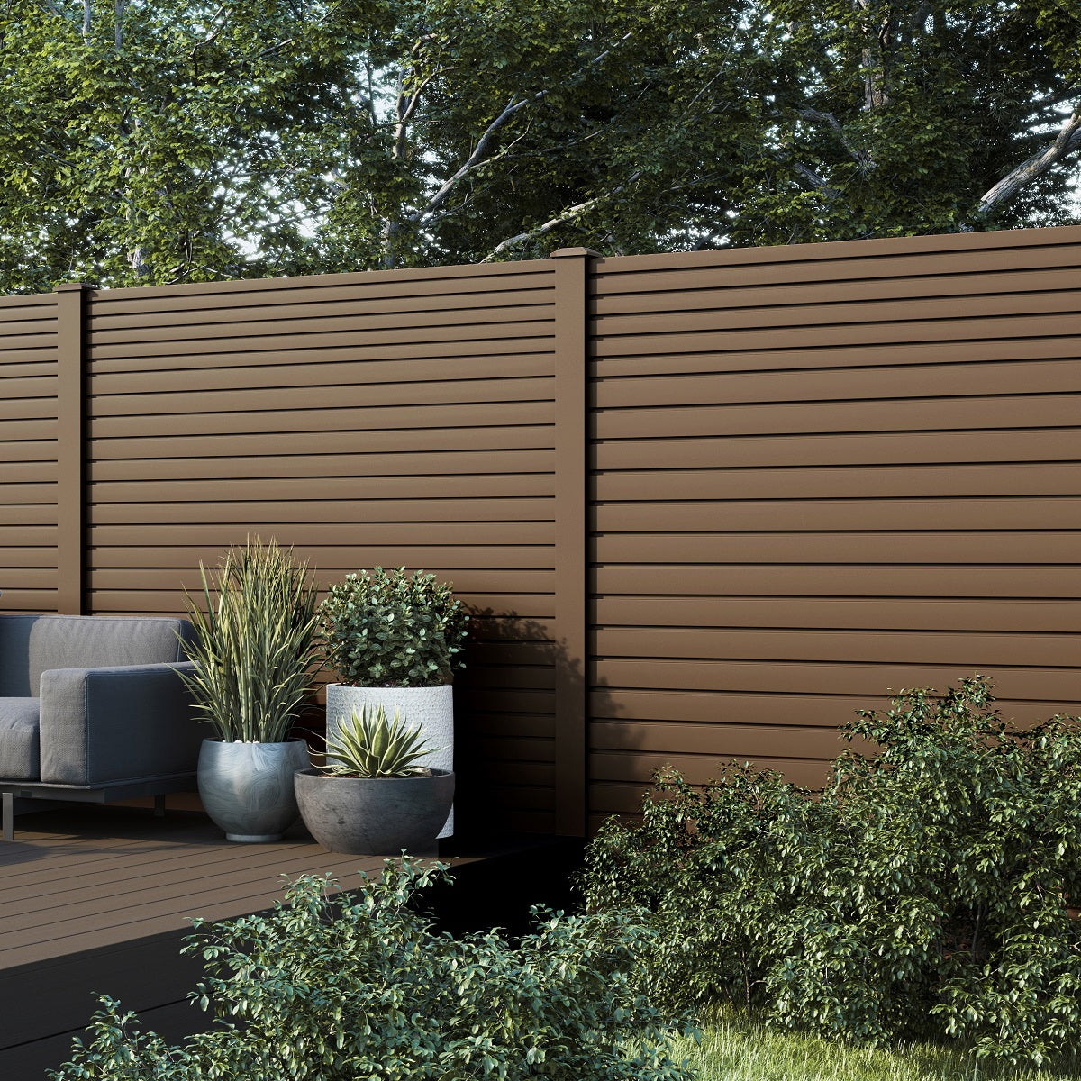 Ecoscape - Clarity Fencing - Fence Board - Walnut