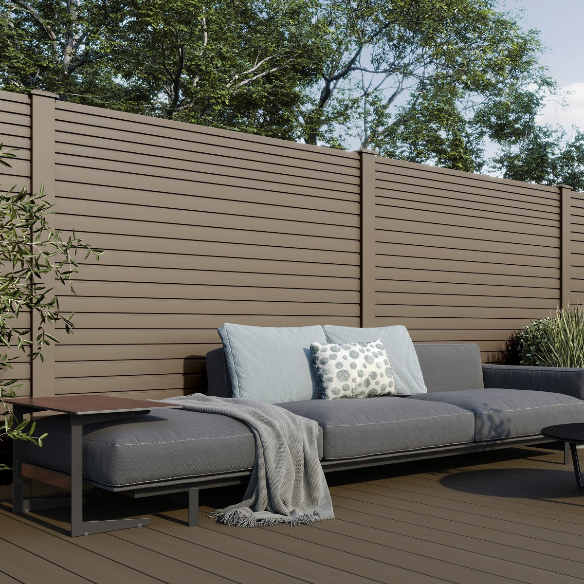 Ecoscape - Clarity Fencing - Fence Board - Walnut