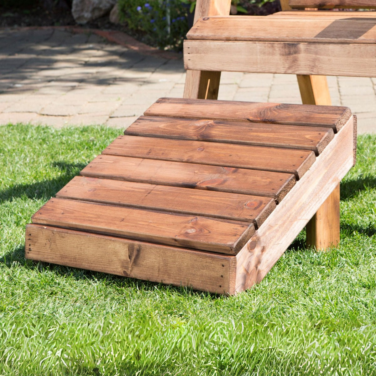 Wooden Traditional Garden Footstool - Charles Taylor