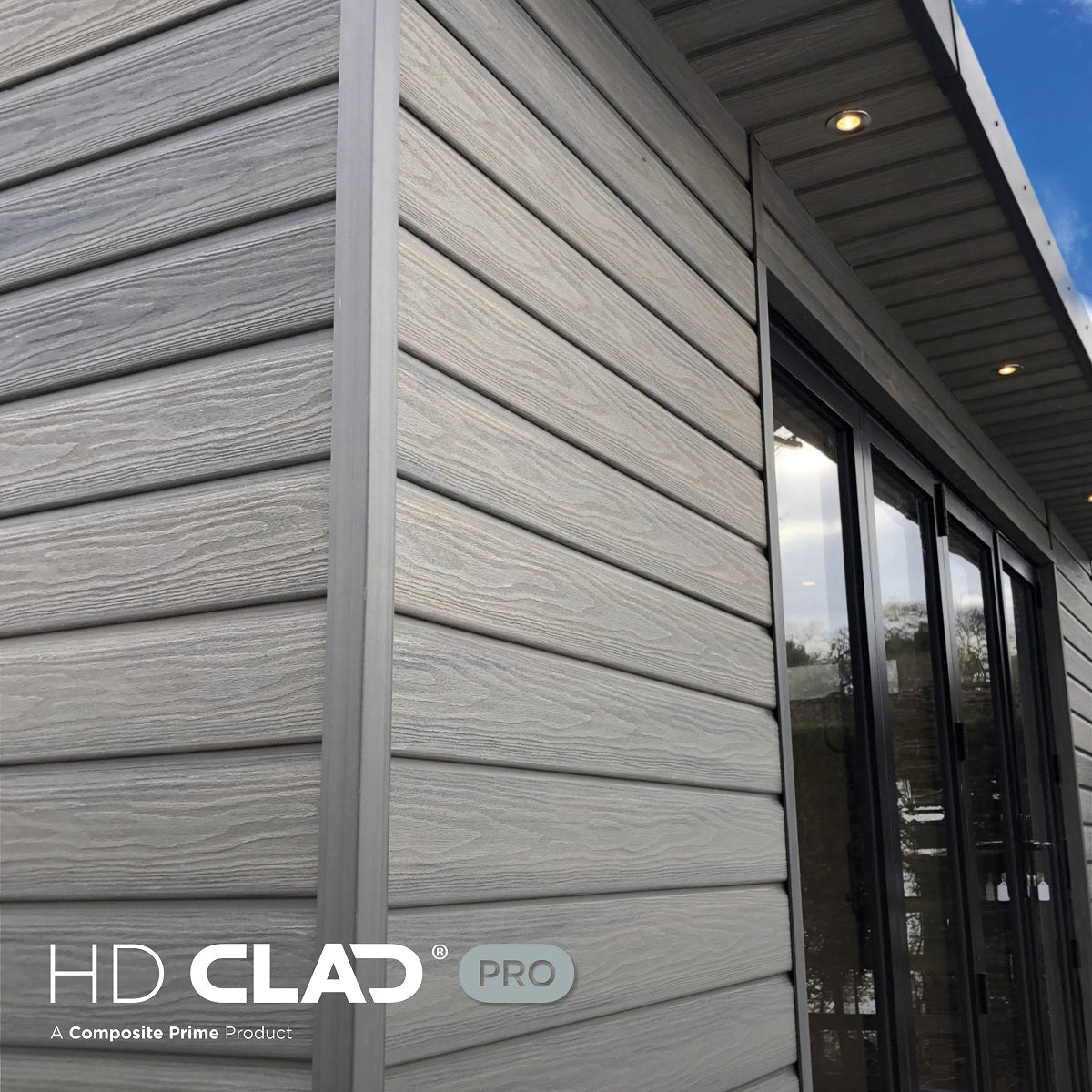 Composite Prime - HD Clad Pro Cladding - Cladding Board - Cedar Grey