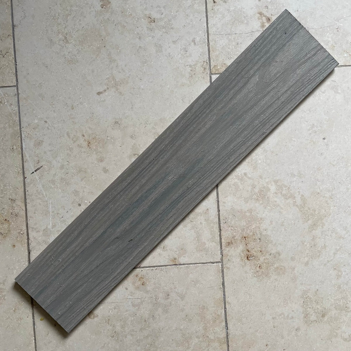 Optimum Composite Decking Fascia Board - Antique Grey 3.6M Capped Fascia Trim