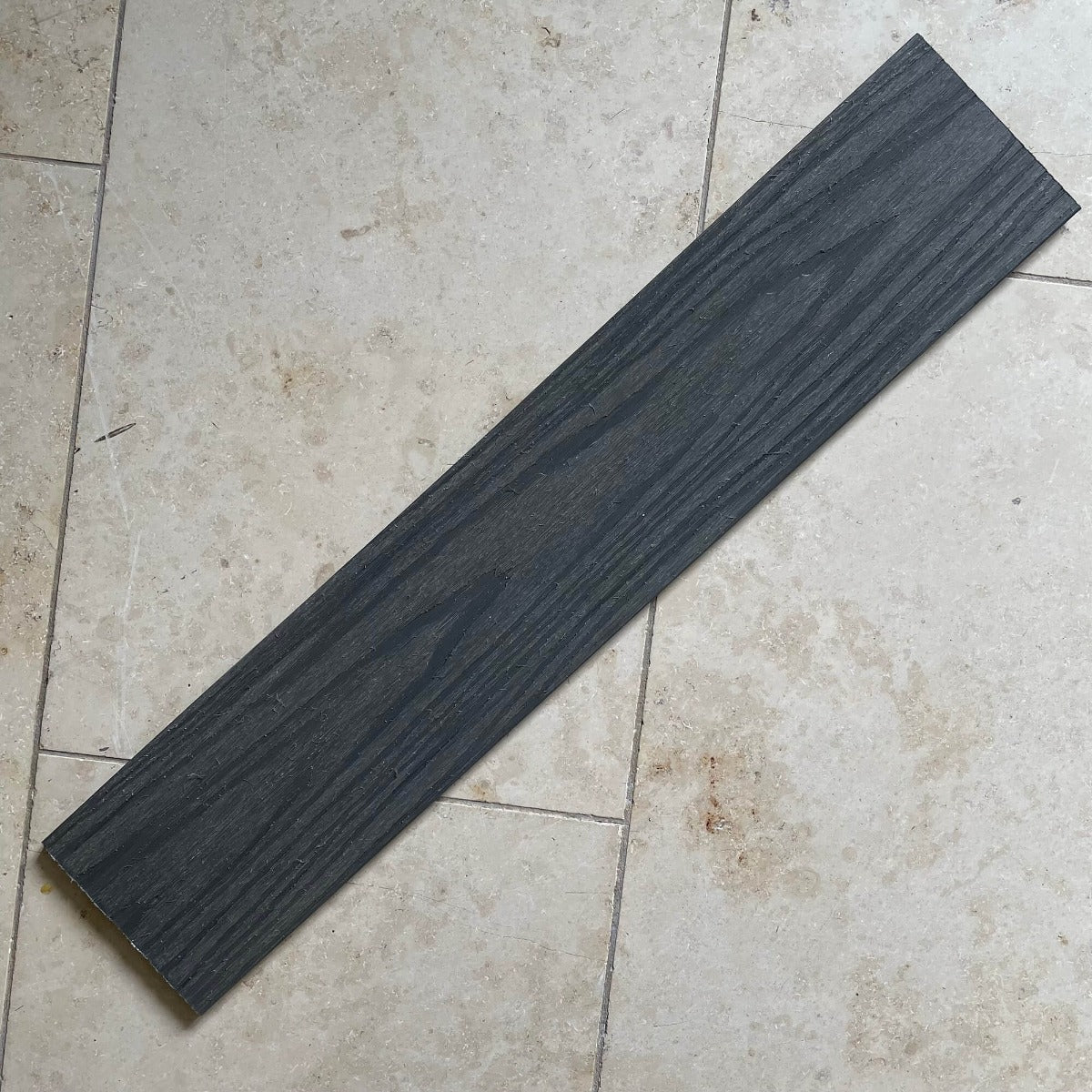 Optimum Composite Decking Fascia Board - Ash Grey 3.6M Capped Fascia Trim