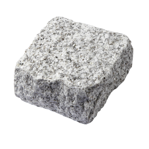 Silver Granite Paving Cobble Setts - 100 x 100 x 100mm (500 per Pack)