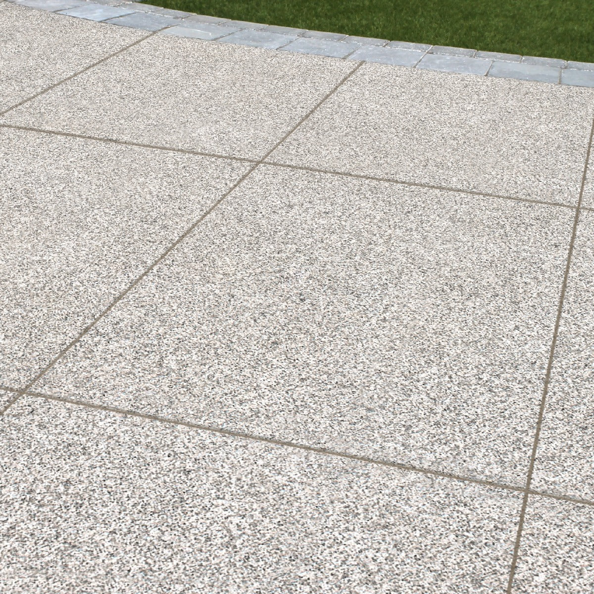 Stone Effect - Silver Granite - 900x600mm Outdoor Porcelain Paving Tiles