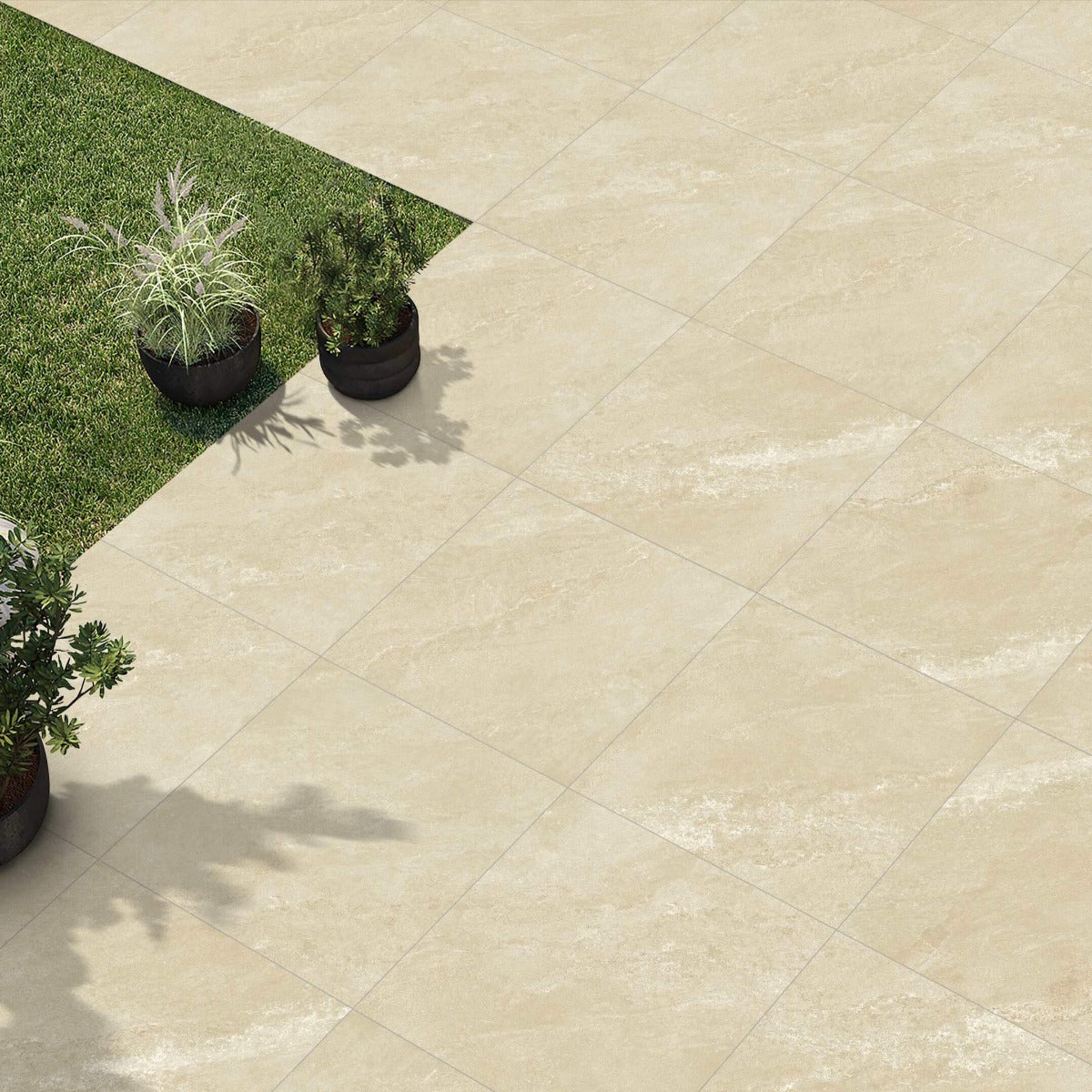 Strata Stones Sansar Polar Ivory  Porcelain Paving 900x600x20mm - 21.6m2 Pack