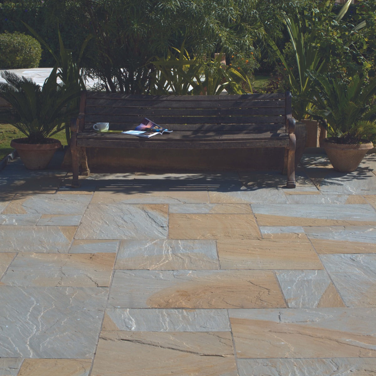 Strata Stones Whitchurch Glendale Sandstone Paving Project Pack 22mm Calibrated - 15.25m2 Pack