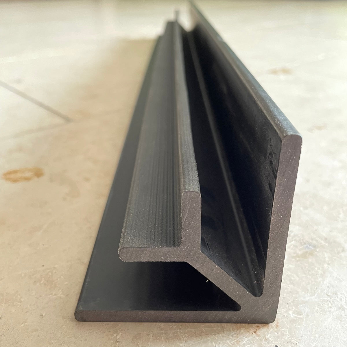 Traditional Composite Panel Cladding Internal Corner - Pitch Black