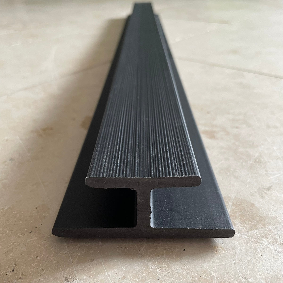 Traditional Composite Panel Cladding Joint Trim - Pitch Black